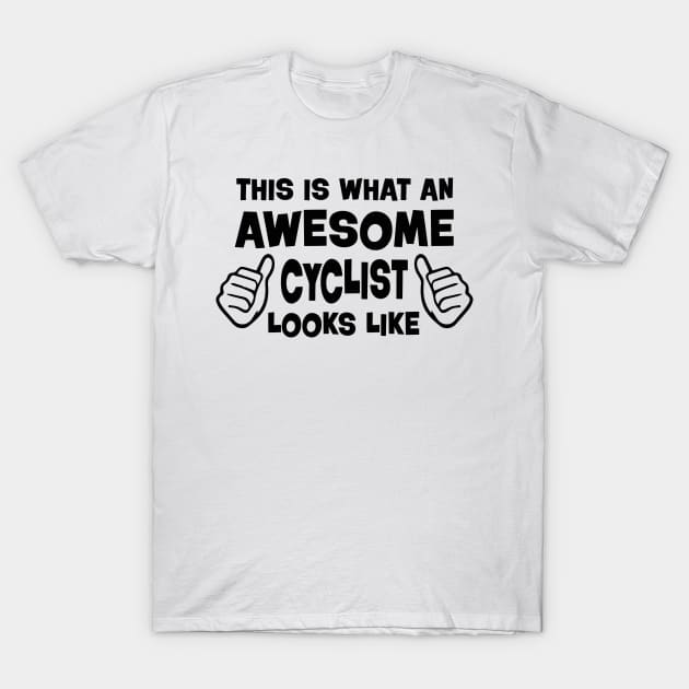 Awesome cyclist T-Shirt by Niken12